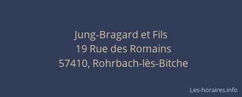Jung-Bragard et Fils