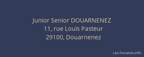 Junior Senior DOUARNENEZ