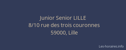 Junior Senior LILLE