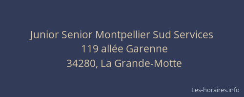 Junior Senior Montpellier Sud Services