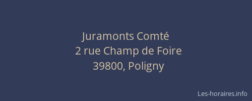 Juramonts Comt&eacute;