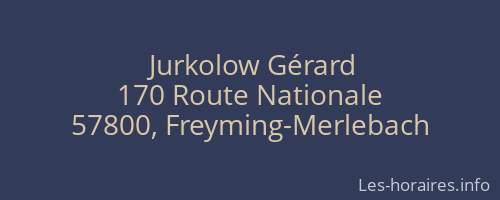 Jurkolow Gérard