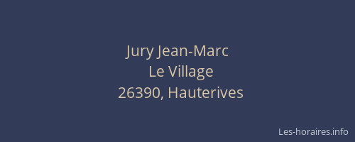 Jury Jean-Marc