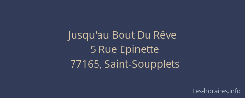Jusqu'au Bout Du Rêve