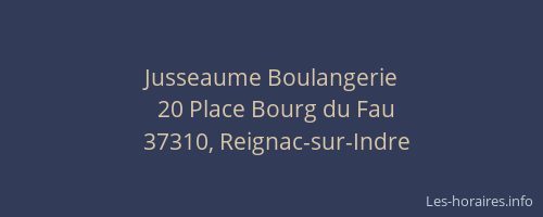Jusseaume Boulangerie