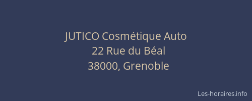 JUTICO Cosmétique Auto