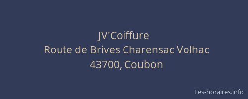 JV'Coiffure
