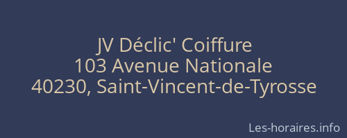 JV Déclic' Coiffure