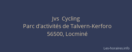 Jvs  Cycling