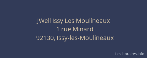 JWell Issy Les Moulineaux