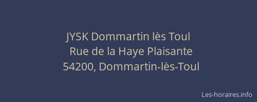 JYSK Dommartin lès Toul