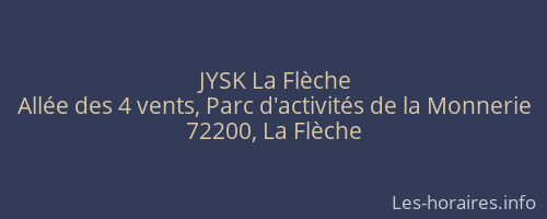 JYSK La Flèche