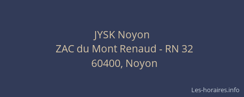 JYSK Noyon