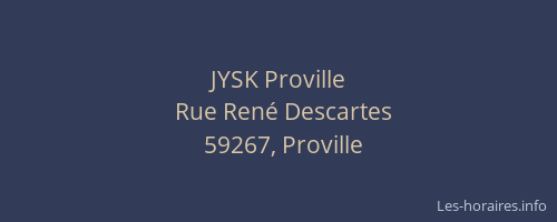 JYSK Proville