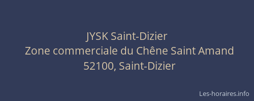 JYSK Saint-Dizier