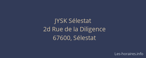JYSK Sélestat
