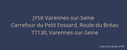 JYSK Varennes-sur-Seine