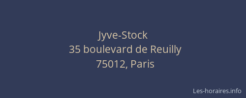 Jyve-Stock