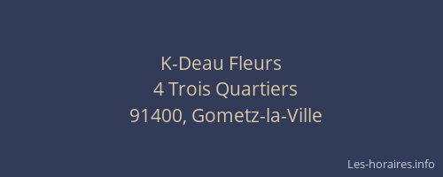 K-Deau Fleurs