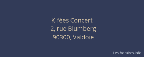 K-fées Concert