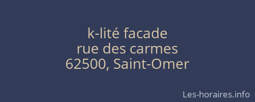 k-lité facade