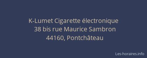 K-Lumet Cigarette électronique
