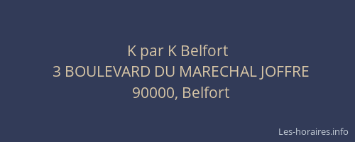 K par K Belfort
