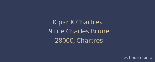 K par K Chartres
