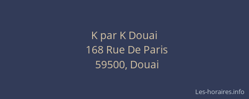 K par K Douai