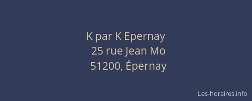 K par K Epernay