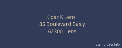 K par K Lens