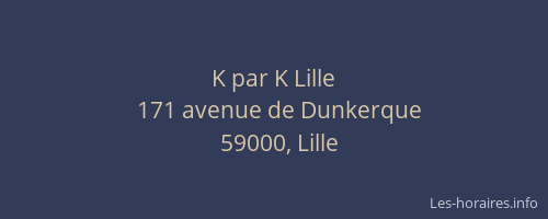 K par K Lille