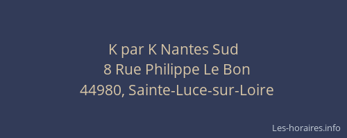 K par K Nantes Sud