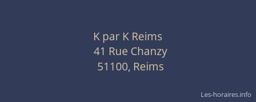 K par K Reims