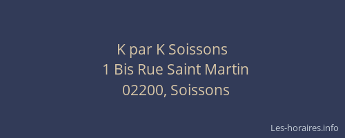 K par K Soissons