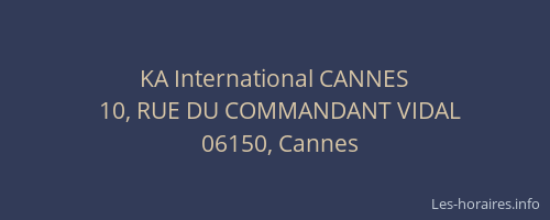 KA International CANNES