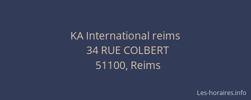 KA International reims