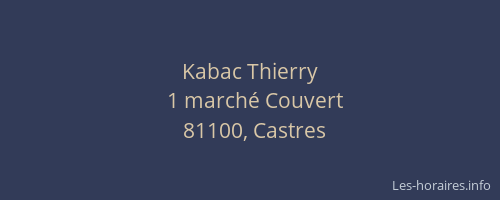 Kabac Thierry