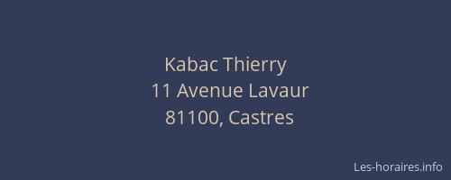 Kabac Thierry