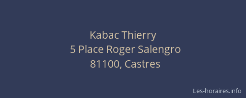 Kabac Thierry