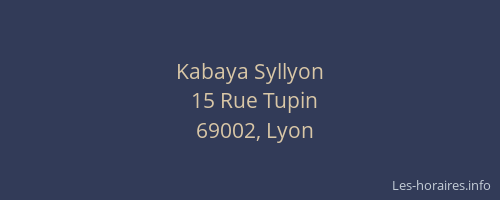 Kabaya Syllyon
