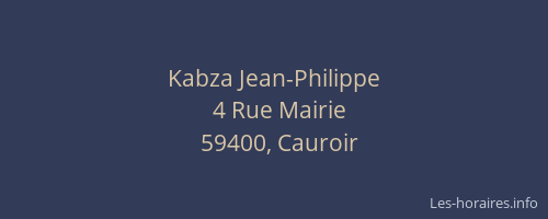 Kabza Jean-Philippe