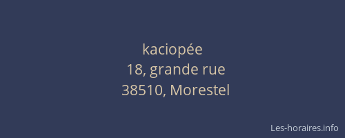 kaciop&eacute;e
