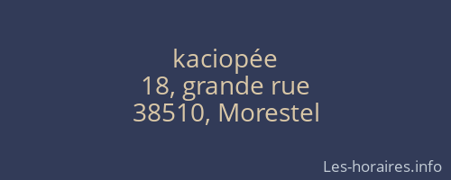 kaciopée