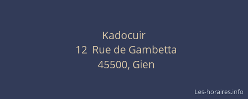 Kadocuir