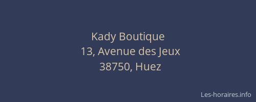 Kady Boutique
