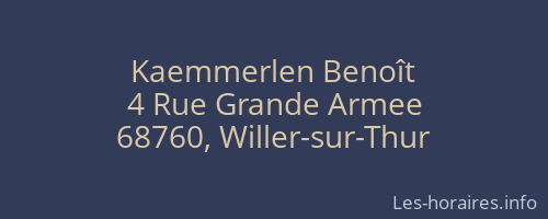 Kaemmerlen Benoît