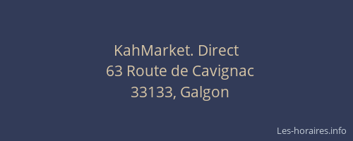 KahMarket. Direct