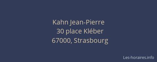 Kahn Jean-Pierre