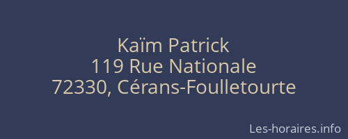 Kaïm Patrick